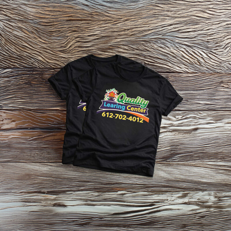 Education Logo Quality Learing Center Shirt