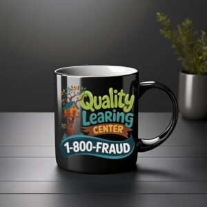Funny 1-800-Fraud Learning Center Mug