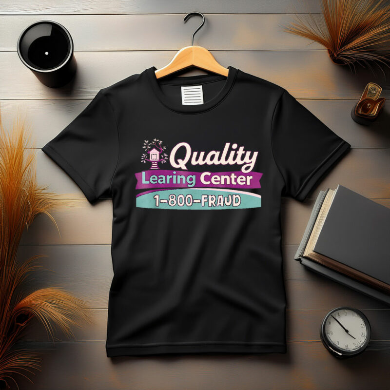 Funny 1-800-Fraud Quality Learning Learing Center Humor Shirt