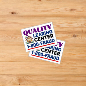 Funny Day Care Quality Learing Center Sticker
