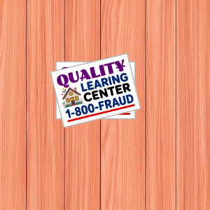Funny Day Care Quality Learing Center Sticker