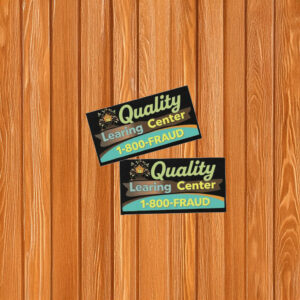 Funny Quality Learing Center Learning Fraud Sticker
