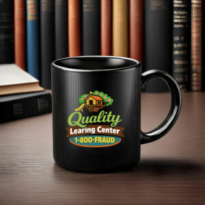 Funny Quality Learning Center 1-800-FRAUD Mug