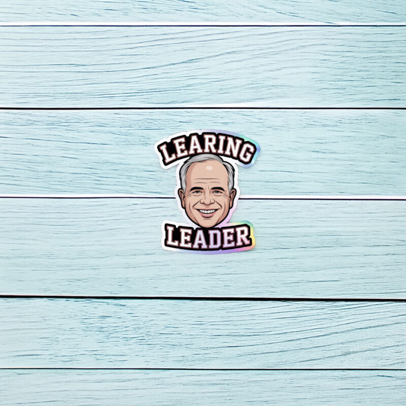 Learing Leader Tim Walz Minnesota Quality Learning Center Sticker
