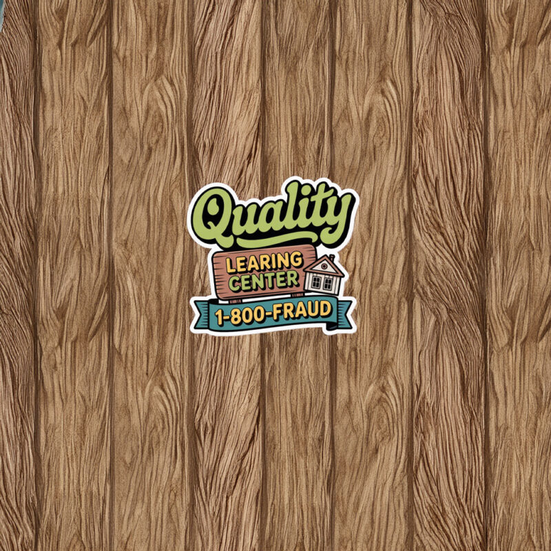 Learning Funny Day Care Sticker