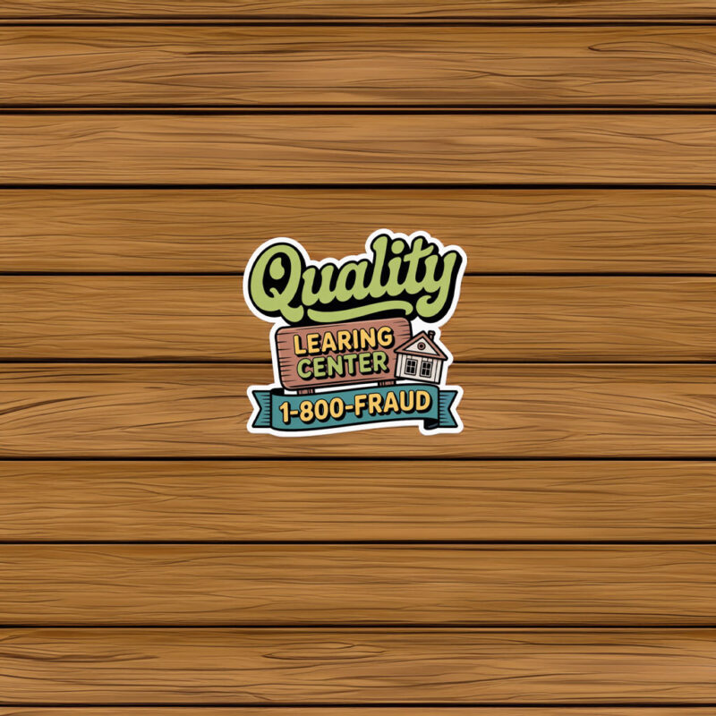 Learning Funny Day Care Sticker