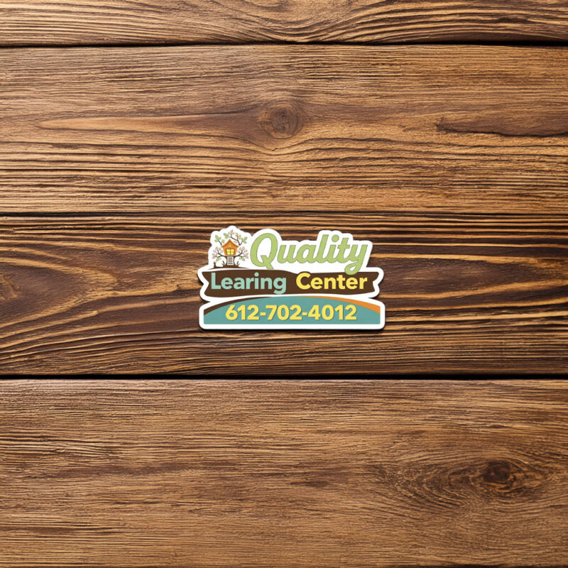 Learning Funny Day Care Sticker