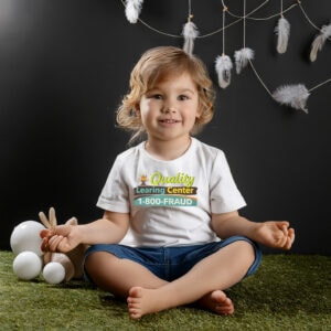 Nick Shirley Quality Learing Center Kids T-Shirt