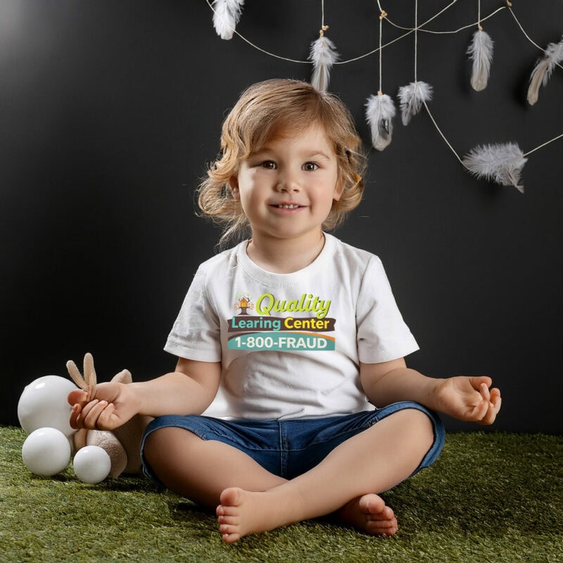 Nick Shirley Quality Learing Center Kids T-Shirt