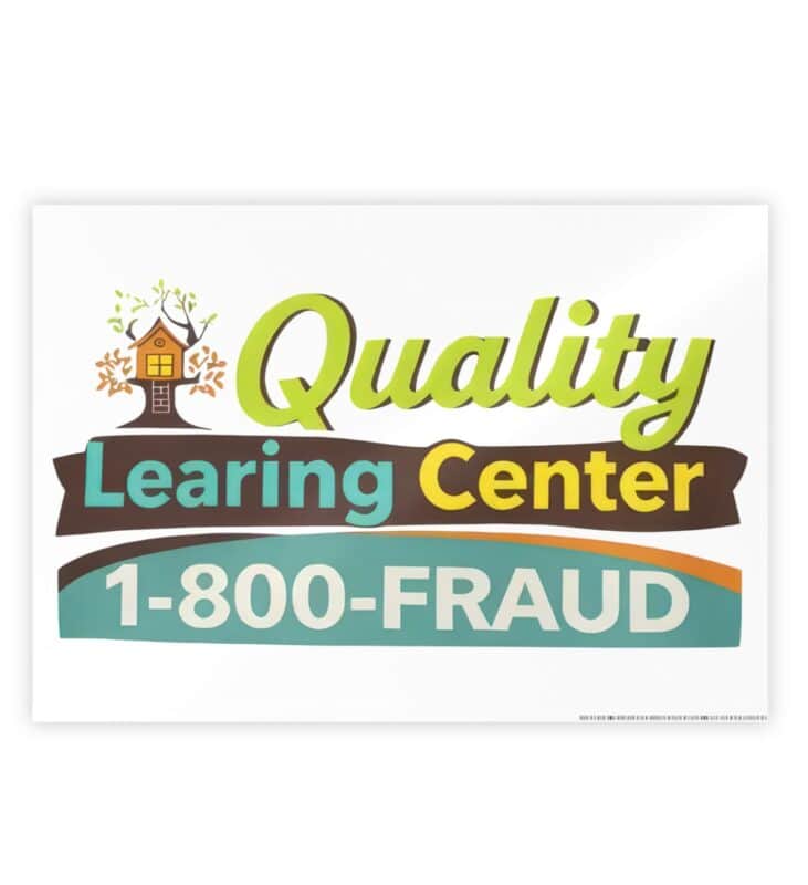 Nick Shirley Quality Learing Center Poster