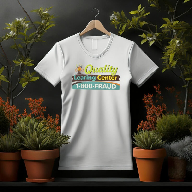 Nick Shirley Quality Learing Center V-Neck T-Shirt