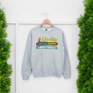 Nick Shirley Quality Learning Center 1 800 Fraud Sweatshirt