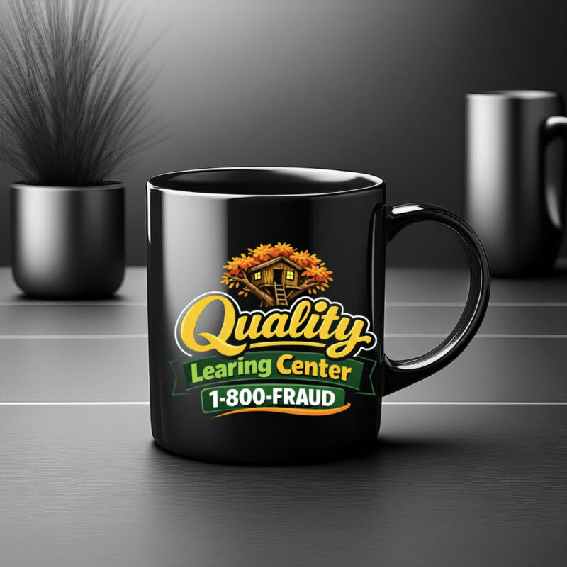 Quality LEARING Center 1-800-FRAUD Mug