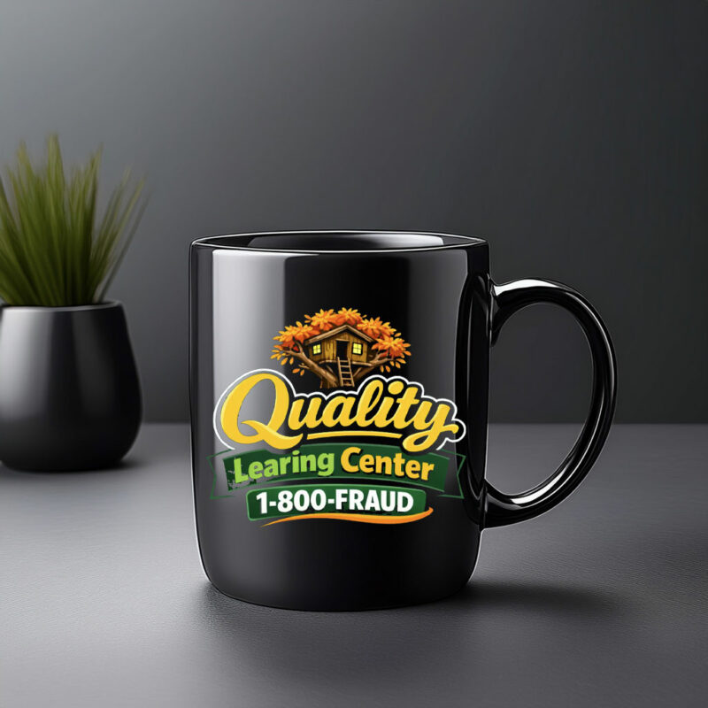 Quality LEARING Center 1-800-FRAUD Mug