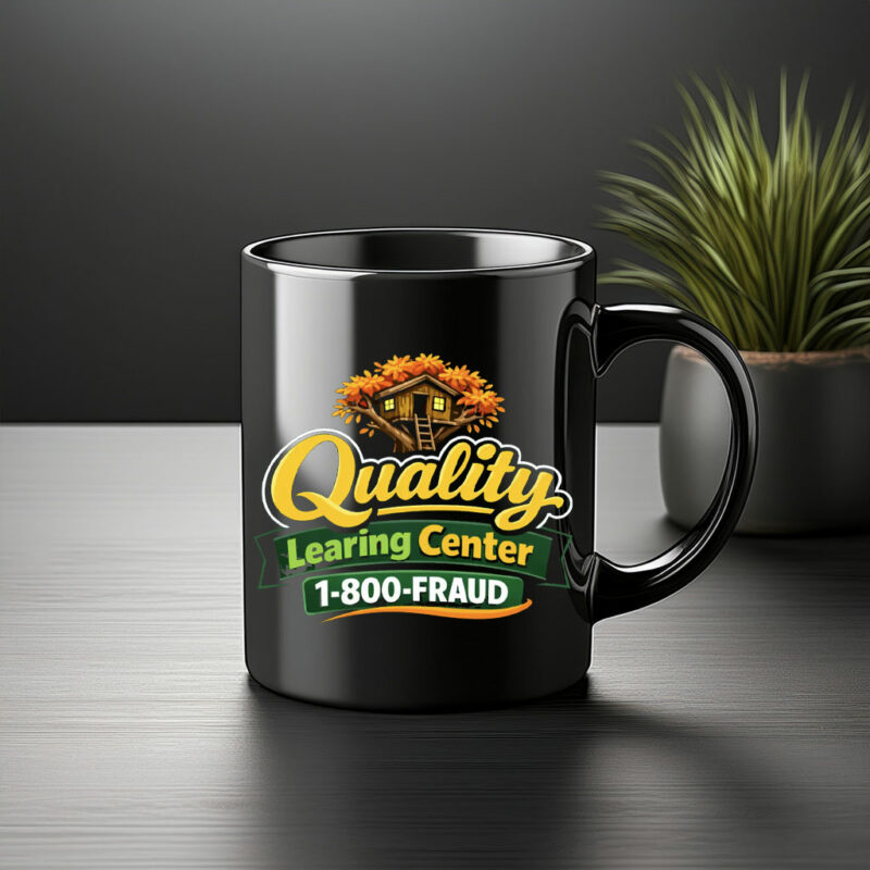 Quality LEARING Center 1-800-FRAUD Mug