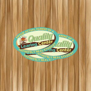 Quality LEARING Center Logo Sticker