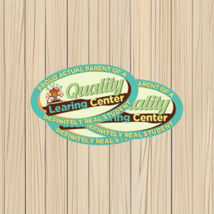 Quality LEARING Center Logo Sticker