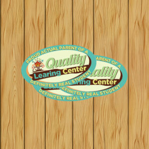 Quality LEARING Center Logo Sticker