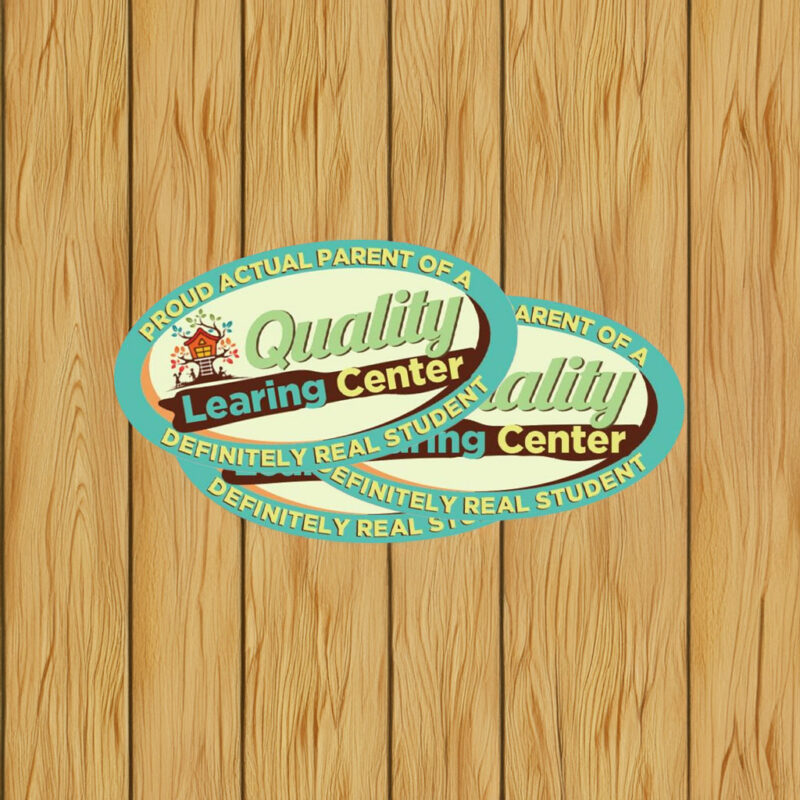 Quality LEARING Center Logo Sticker