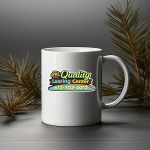 Quality LEARING Center “No Kids, All Fraud” Mug