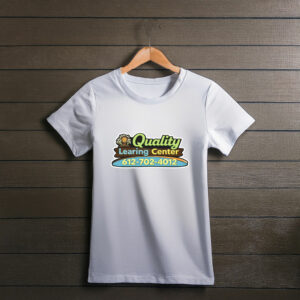 Quality LEARING Center “No Kids, All Fraud” T-Shirt