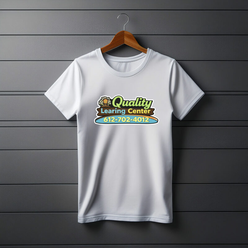 Quality LEARING Center “No Kids, All Fraud” T-Shirt