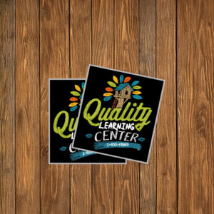 Quality Learing Center 1-800-FRAUD Graphic Sticker