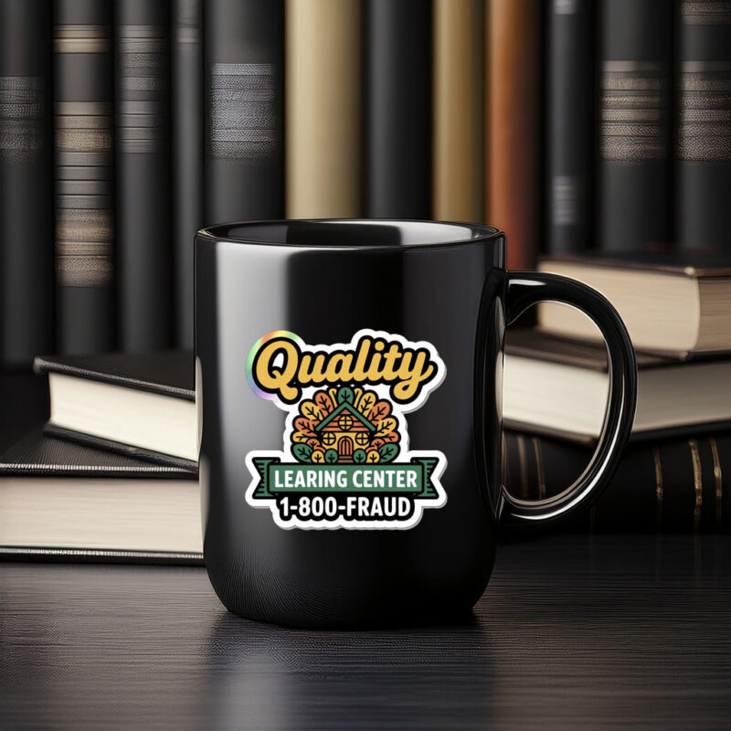 Quality Learing Center 1-800-FRAUD Mug