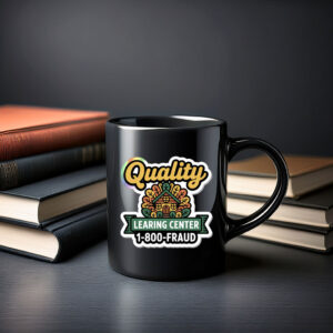 Quality Learing Center 1-800-FRAUD Mug