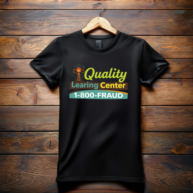 Quality Learing Center 1-800-FRAUD Shirt
