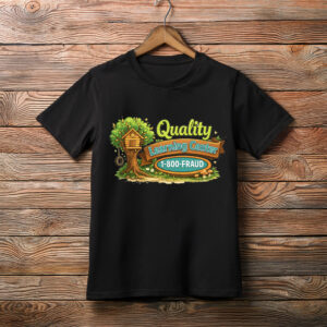 Quality Learing Center 1-800-Fraud Tee