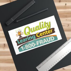 Quality Learing Center Bumper Sticker