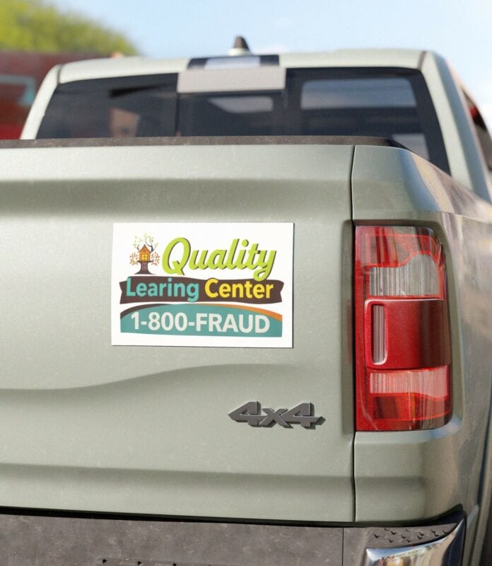 Quality Learing Center Car Magnet