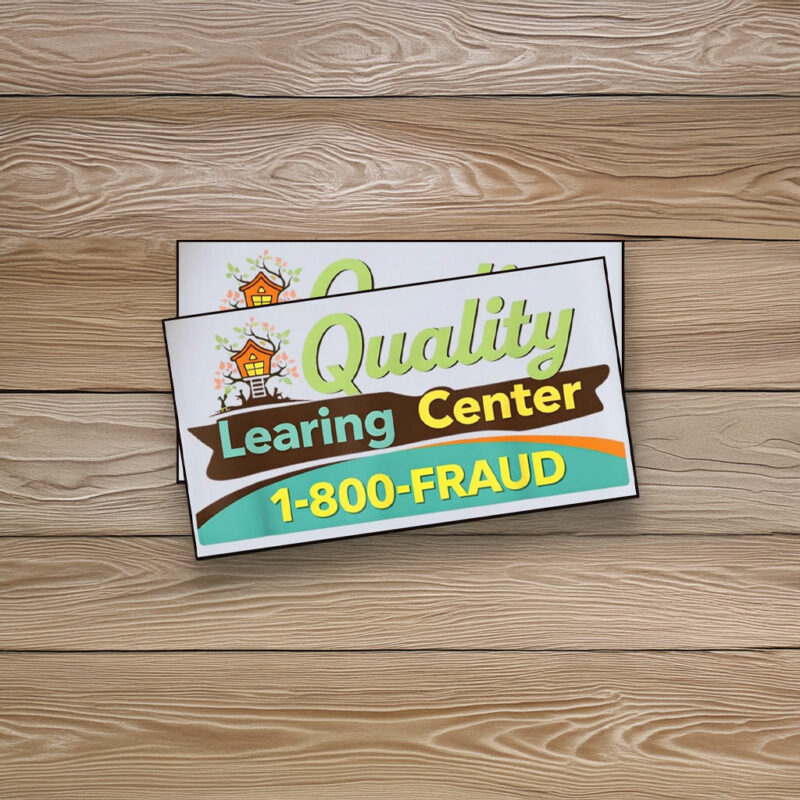Quality Learing Center Classic Logo Sticker