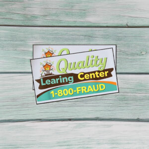 Quality Learing Center Classic Logo Sticker