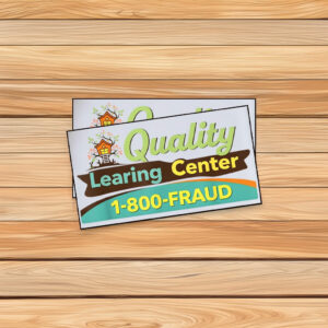 Quality Learing Center Classic Logo Sticker