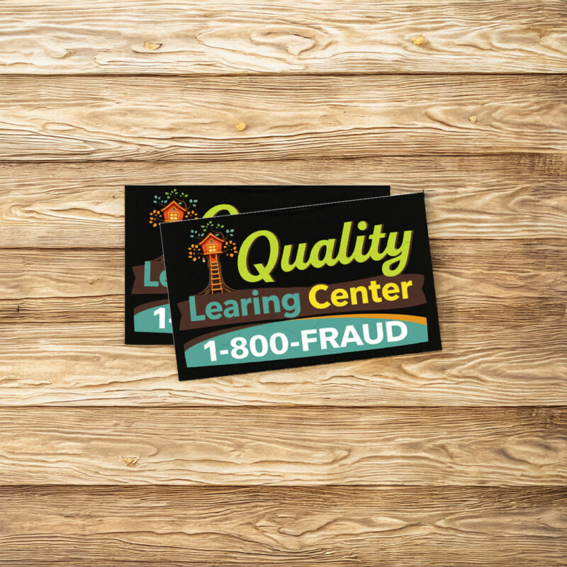 Quality Learing Center Classic Sticker