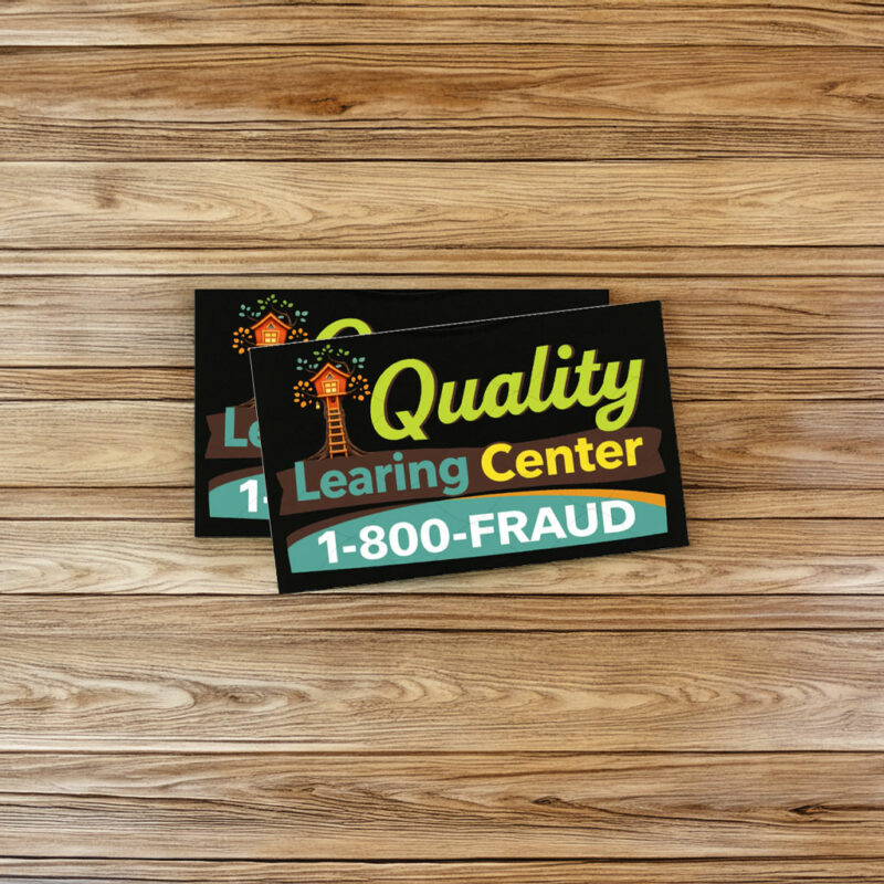 Quality Learing Center Classic Sticker