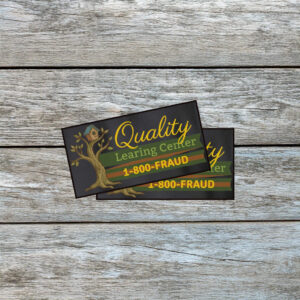 Quality Learing Center Graphic Sticker