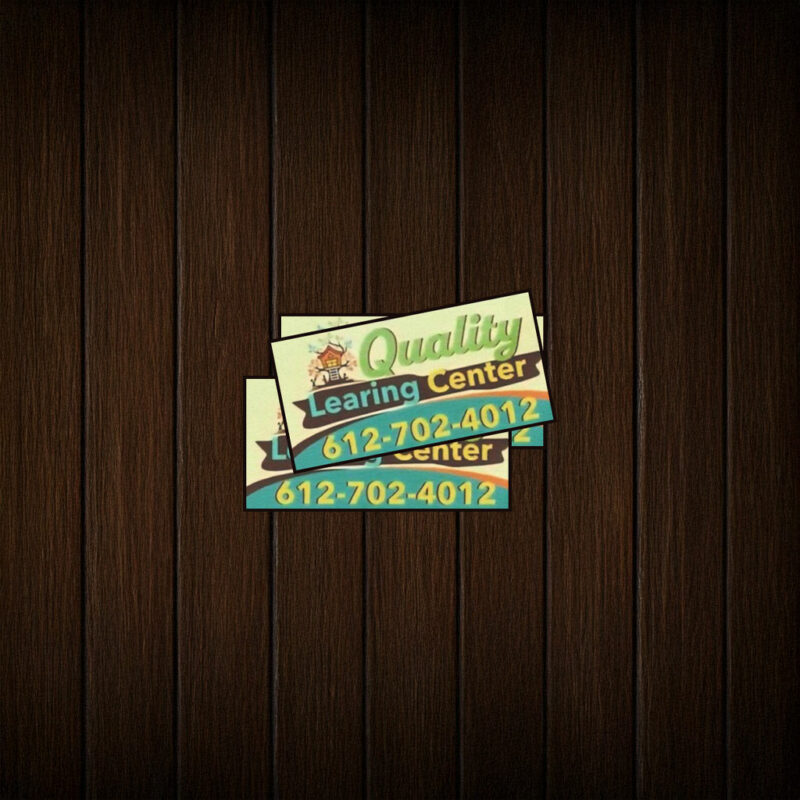 Quality Learing Center Logo Funny Sticker