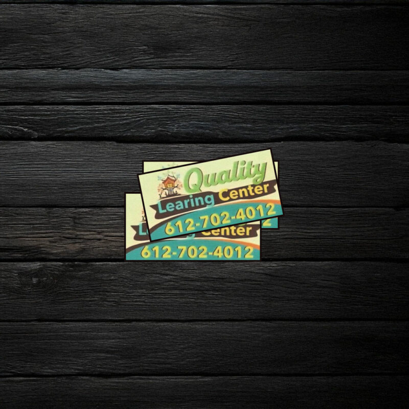 Quality Learing Center Logo Funny Sticker