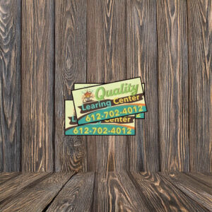 Quality Learing Center Logo Funny Sticker