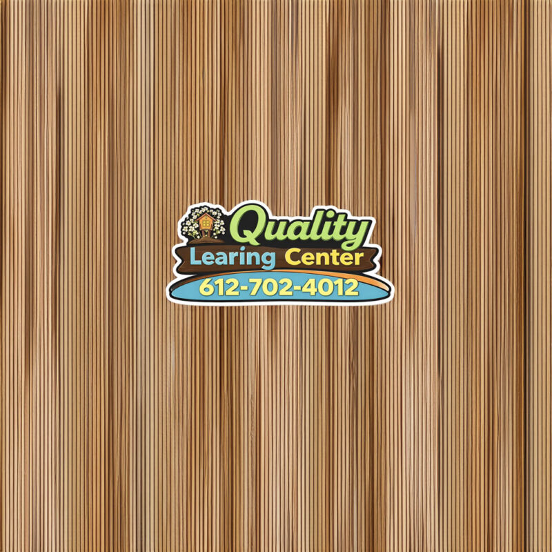 Quality Learing Center No Kids All Fraud Sticker