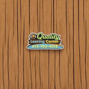 Quality Learing Center No Kids All Fraud Sticker
