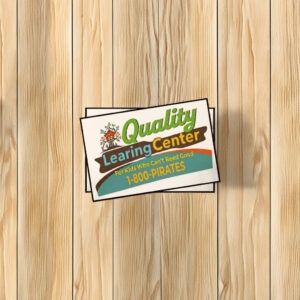 Quality Learing Center Printed Sticker