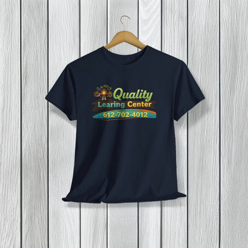 Quality Learing Center Simple Logo Tee