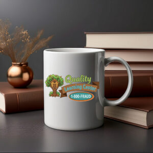 Quality Learning Center 1-800-FRAUD Funny Political Parody Mug