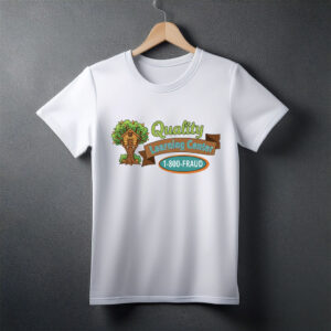 Quality Learning Center 1-800-FRAUD Funny Political Parody Shirt