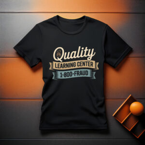 Quality Learning Center 1-800-FRAUD Graphic Tee