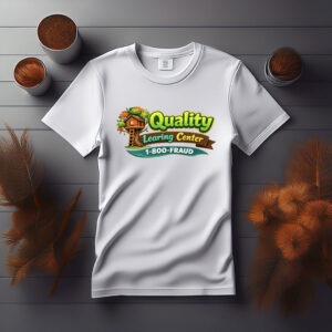 Quality Learning Center 1-800-Fraud Shirt